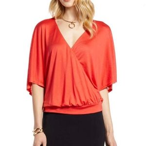 Halogen Faux Wrap Top